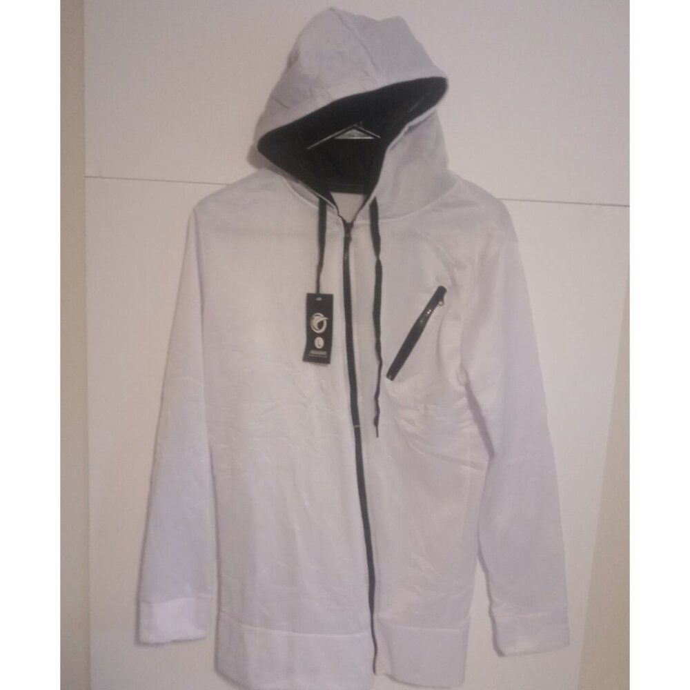 Long Sleeve Hooded Shirt Men  Gym Fitness Sport Shirt Male Size L
